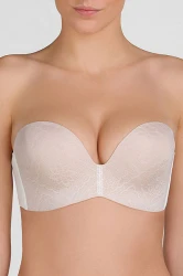 Perfect Body Lace - Wonderbra - biustonosz strapless WB00034T - krem