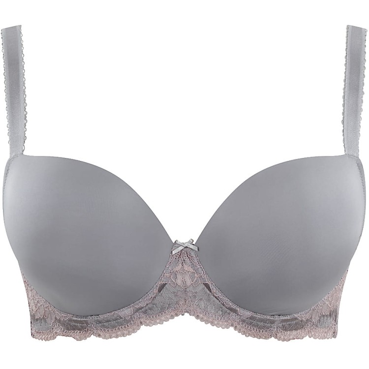 Clara - Panache - biustonosz usztywniany 7251 - opal grey