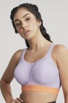 Non Wired Sports Bra - Panache Sport - biustonosz 7341 - lilac/orange