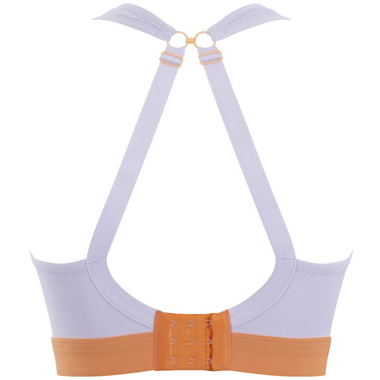 Non Wired Sports Bra - Panache Sport - biustonosz 7341 - lilac/orange