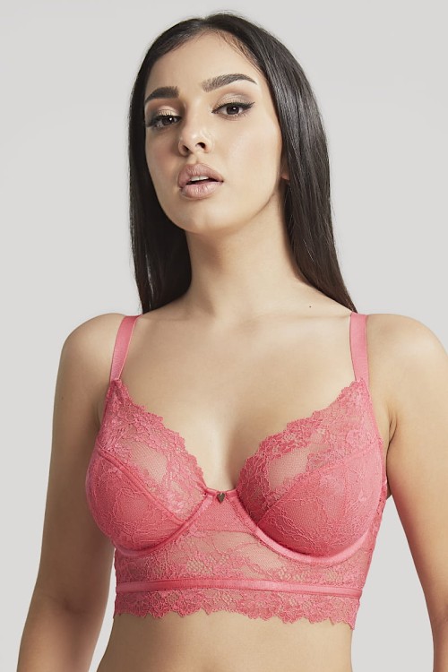 Selena - Cleo - biustonosz longline 10626 - paradise pink