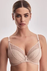 Chita - Alles - biustonosz push-up TPU - beż