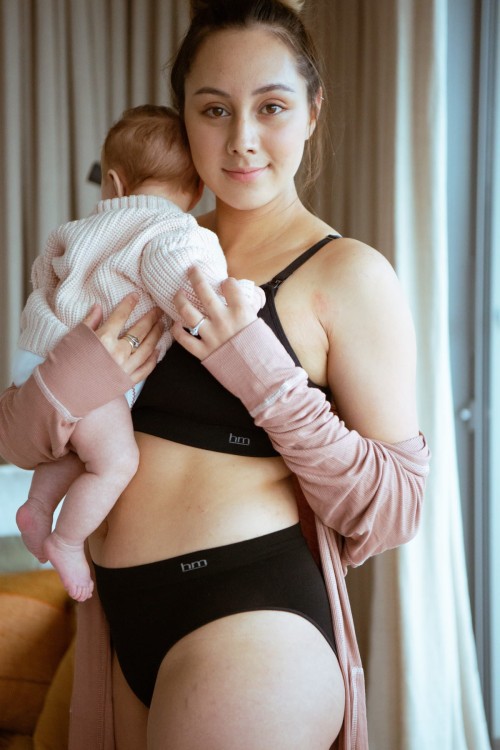 My Necessity - Hotmilk - figi ciążowe (2 pak) - czerń i krem