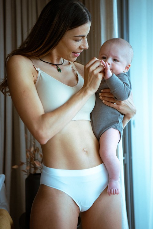 My Necessity - Hotmilk - figi ciążowe (2 pak) - czerń i krem