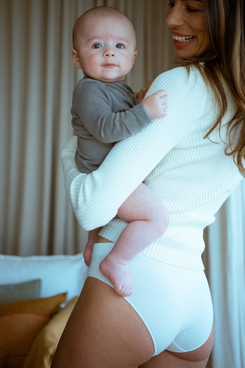 My Necessity - Hotmilk - figi ciążowe (2 pak) - czerń i krem