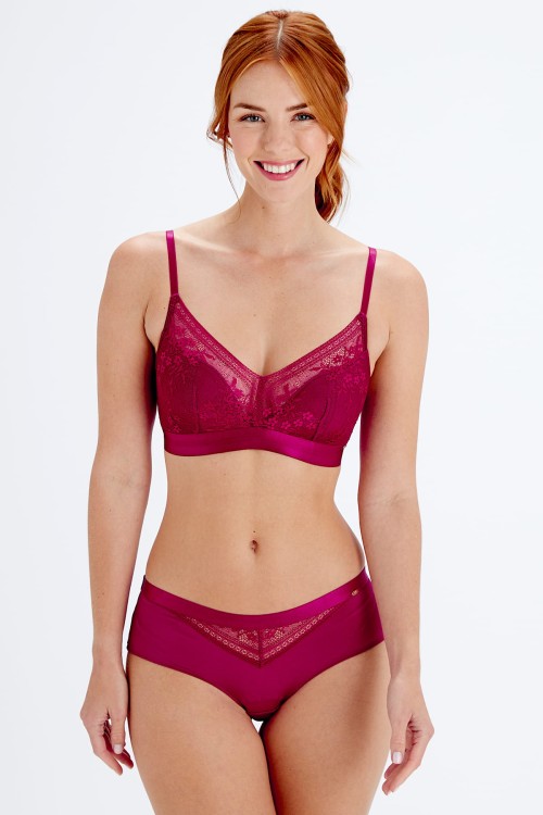 Botanical Lace - Pretty Polly - szorty - fuksja