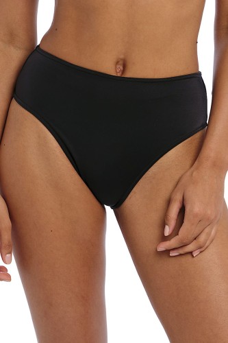 Jewel Cove - Freya Swim - wysokie figi kąpielowe AS7236 - plain black