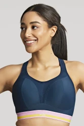 Non Wired Sports Bra - Panache Sport - biustonosz 7341 - retro navy