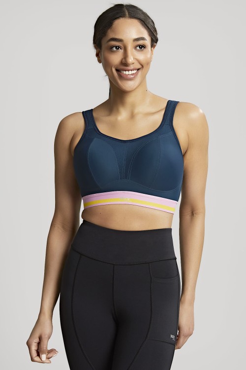 Non Wired Sports Bra - Panache Sport - biustonosz 7341 - retro navy