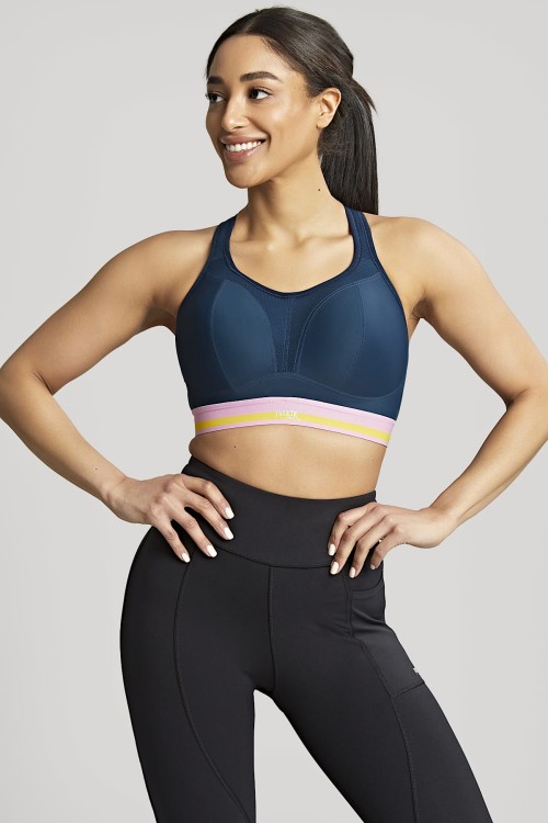 Non Wired Sports Bra - Panache Sport - biustonosz 7341 - retro navy