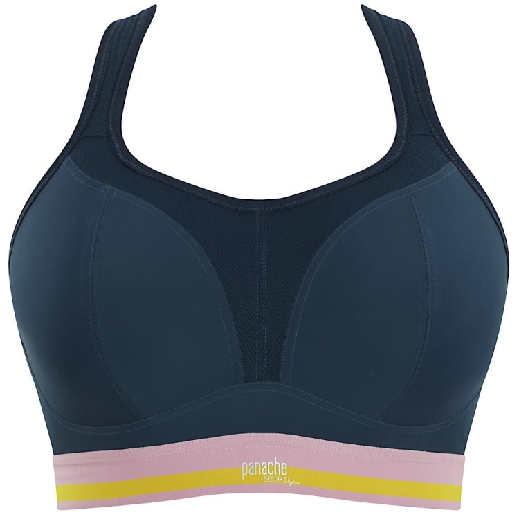Non Wired Sports Bra - Panache Sport - biustonosz 7341 - retro navy