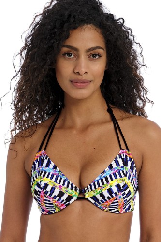 Electro Rave - Freya Swim - biustonosz kąpielowy halterneck AS204204 - multi