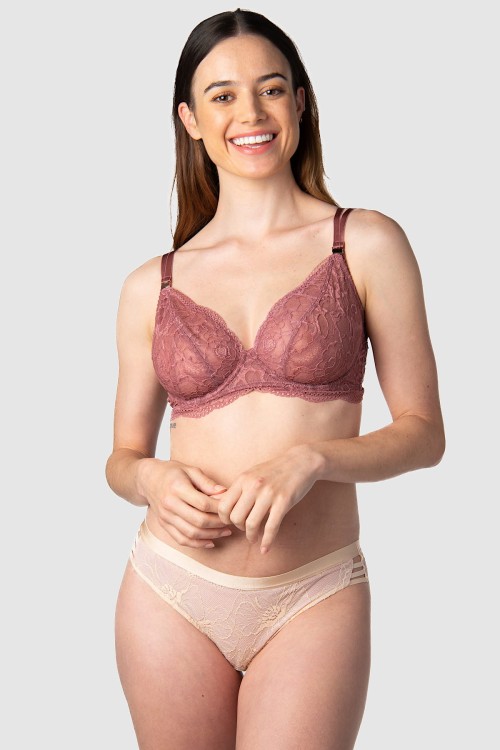 Heroine - ProjectMe by Hotmilk - biustonosz plunge - antique rose