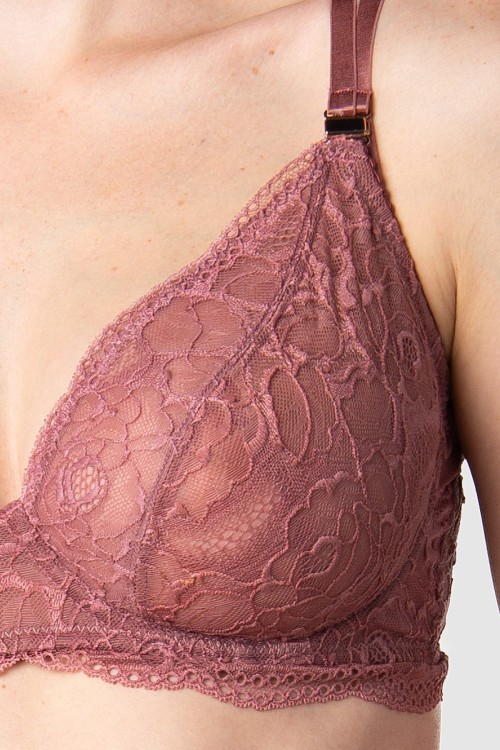 Heroine - ProjectMe by Hotmilk - biustonosz plunge - antique rose