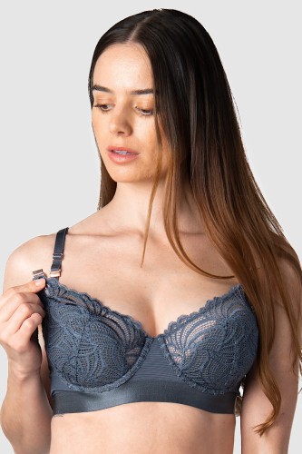 Warrior - ProjectMe by Hotmilk - biustonosz balkonowy demi - slate