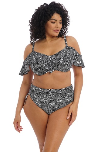 Pebble Cove - Elomi Swim - marszczone figi kąpielowe ES801173 - black