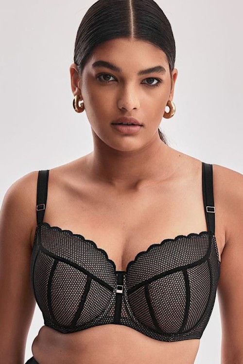 Chita - Alles - biustonosz półusztywniany - czerń