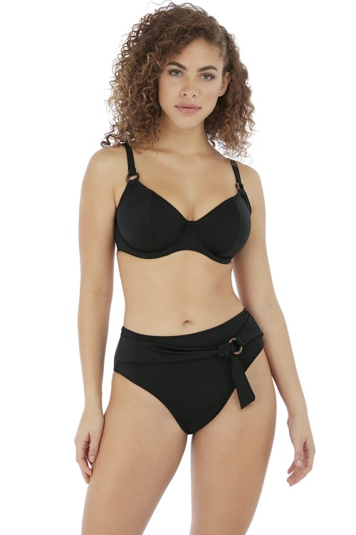 Coco Wave - Freya Swim - biustonosz kąpielowy plunge AS7000 - czerń