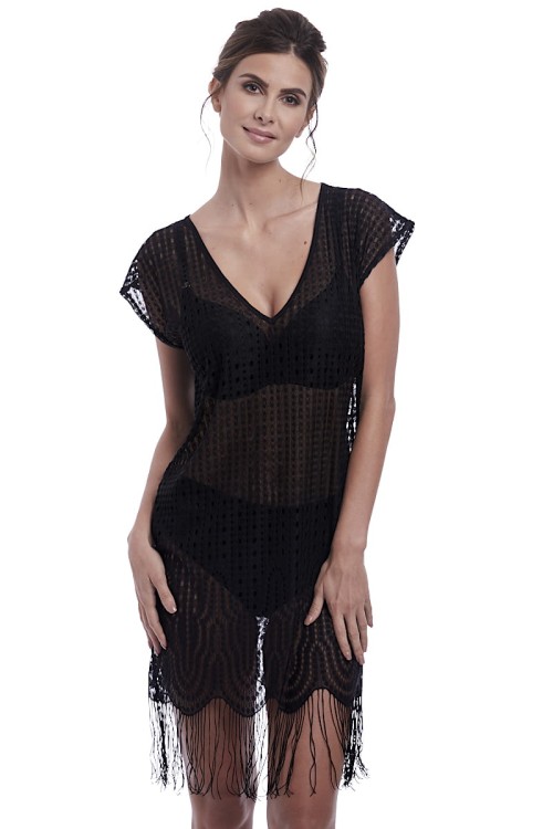 Antheia - Fantasie Swim - tunika plażowa FS6552 - czerń