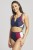 Limitless - Panache Swim - crop top kąpielowy SW1602 - navy orchid