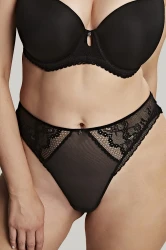 Alexis - Cleo by Panache - wysokie figi brazylijskie 10475 - black