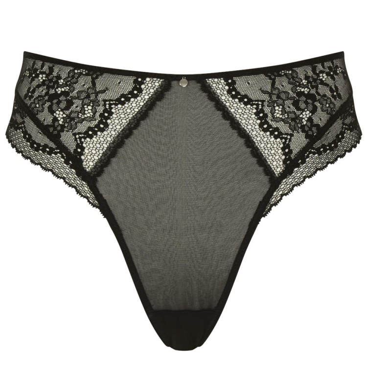 Alexis - Cleo - wysokie figi brazylijskie 10475 - black