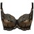 Clara - Panache - biustonosz 7255 - czerń i złoto