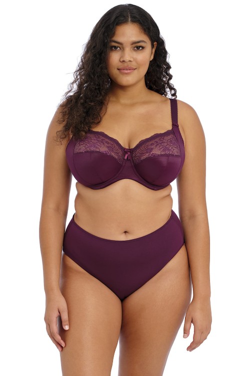 Smooth - Elomi - wysokie figi 4565 - blackberry