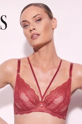 Bohemian Vibe - Alles - biustonosz push-up TPU - rdzawy