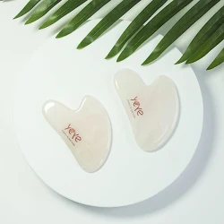 Gua Sha - kamień do masażu i relaksu - Yeye - różowy kwarc