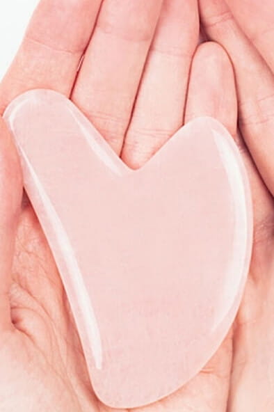 Gua Sha - kamień do masażu i relaksu - Yeye - różowy kwarc