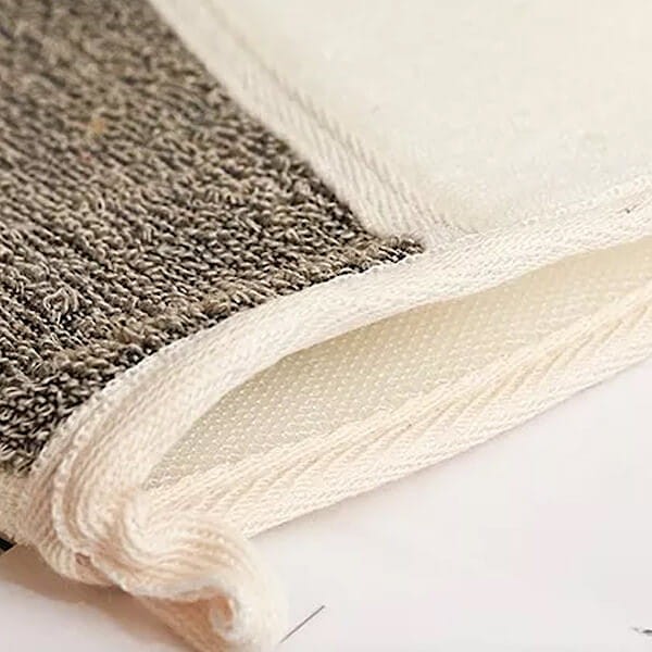 Rękawica do kąpieli i peelingu lniana - Yeye