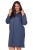 SMZ.9708 - DN-Nightwear - szlafrok - deep blue