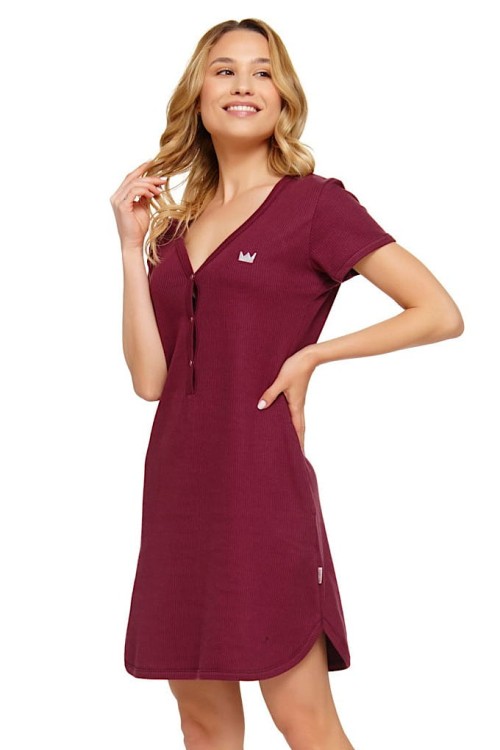 TCB.4115 - DN-Nightwear - koszula nocna - sangria