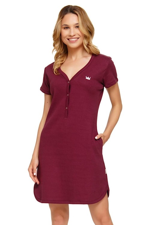 TCB.4115 - DN-Nightwear - koszula nocna - sangria