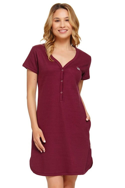 TCB.4115 - DN-Nightwear - koszula nocna - sangria