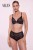Frozen Black - Alles - biustonosz push-up TPU - czerń