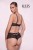 Frozen Black - Alles - biustonosz push-up TPU - czerń