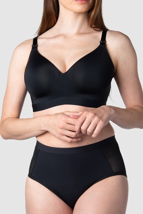 Limitless - Hotmilk - wysokie figi chłonne - czerń