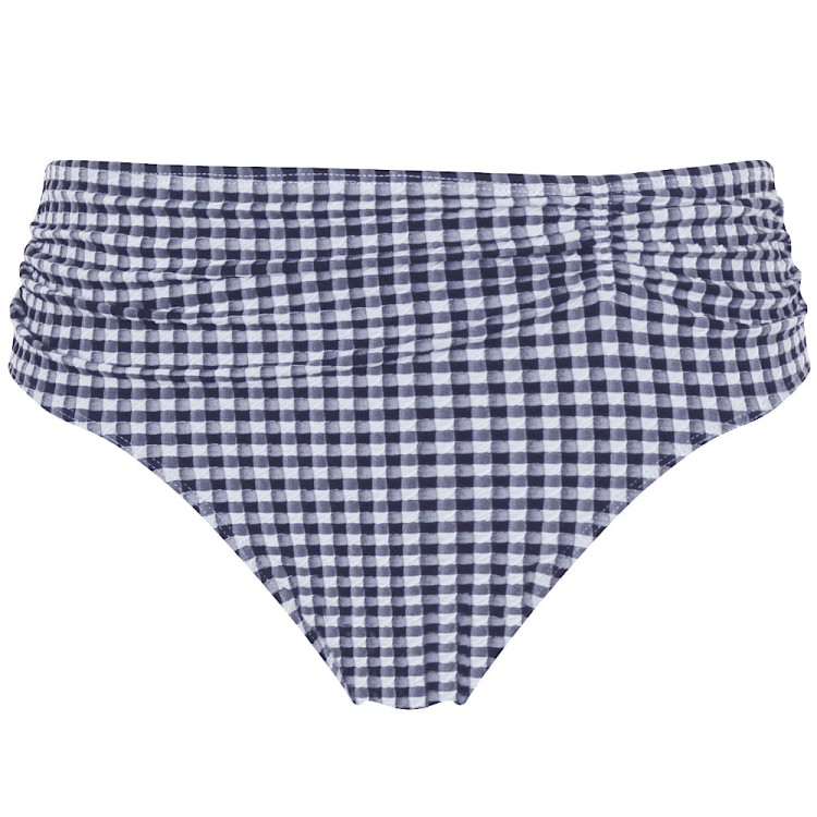 Olivia - Panache Swim - figi kąpielowe midi SW1729 - navy gingham
