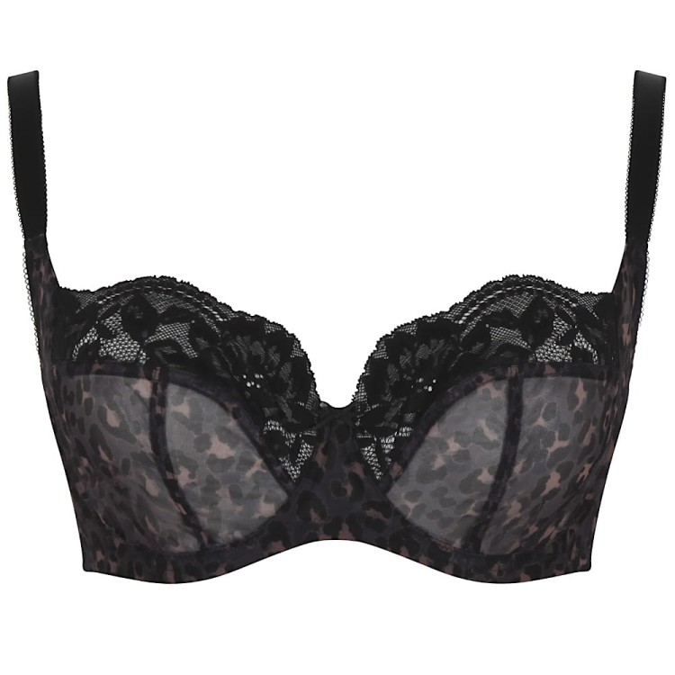 Nina - Panache - biustonosz 10941 - black leopard