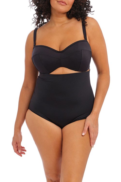 Essentials - Elomi Swim - wysokie figi kąpielowe ES7604 - czerń