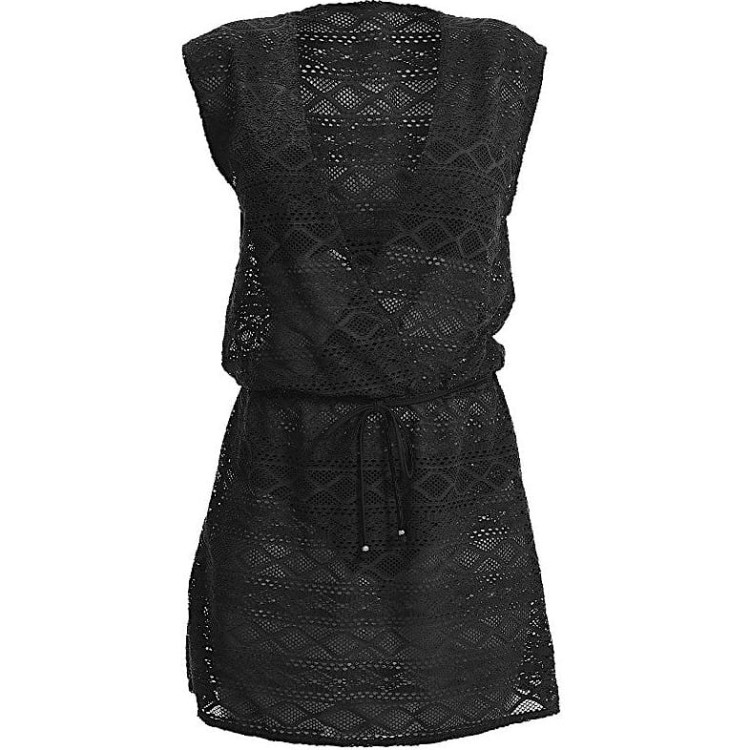 Sundance - Freya Swim - tunika plażowa AS3978 - czerń