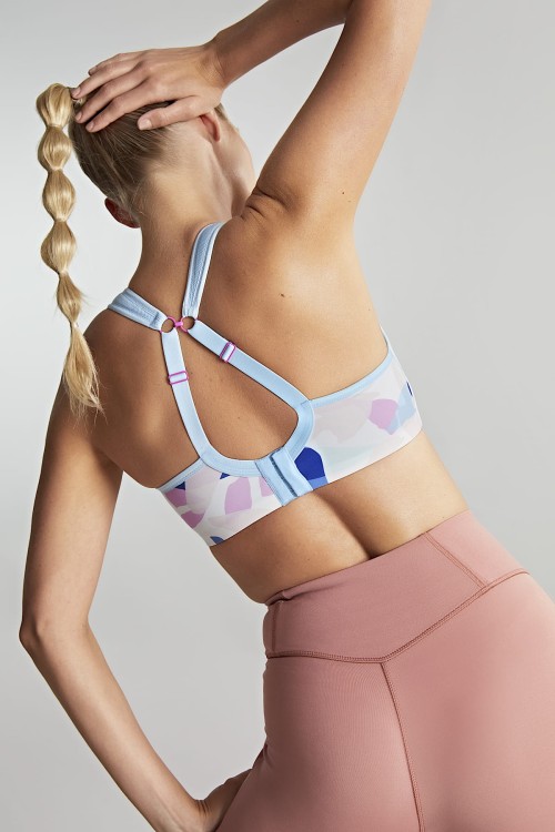 Sports Bra - Panache Sport - biustonosz 5021 - abstract pink