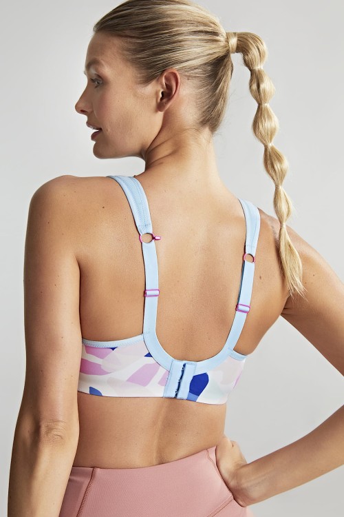 Sports Bra - Panache Sport - biustonosz 5021 - abstract pink