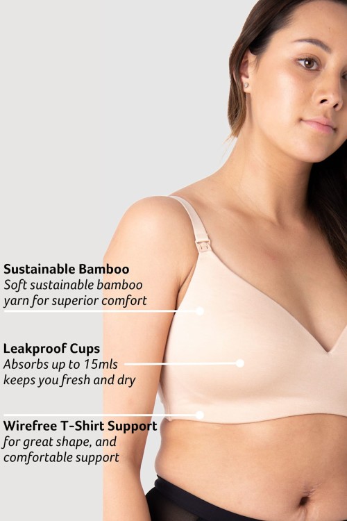 Embrace - Hotmilk - biustonosz t-shirt - frappe