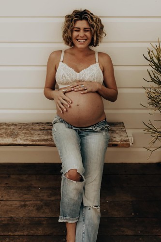 Warrior Soft Cup Bra - Hotmilk - biustonosz bez fiszbin - krem