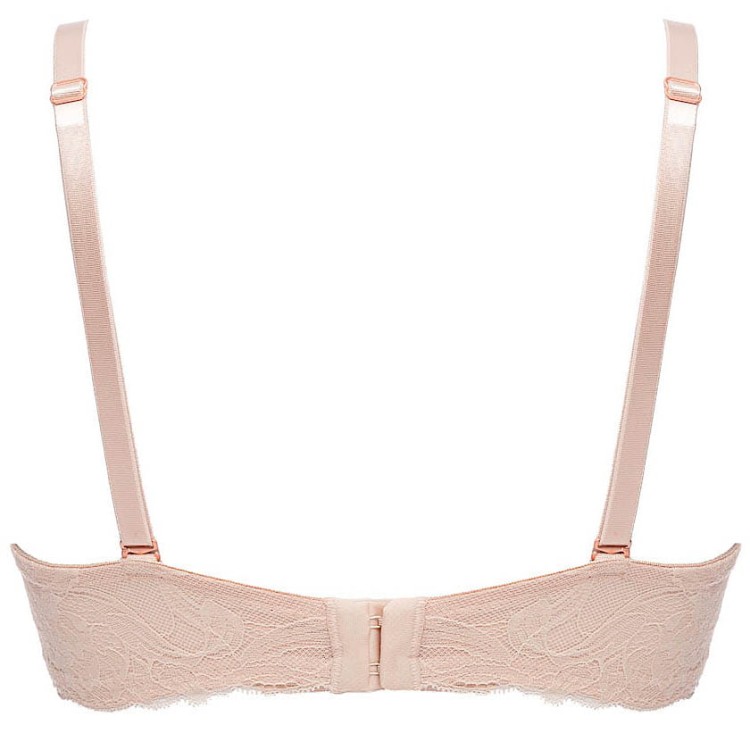 Sublime - Alles - biustonosz push-up TPU - jasny beż