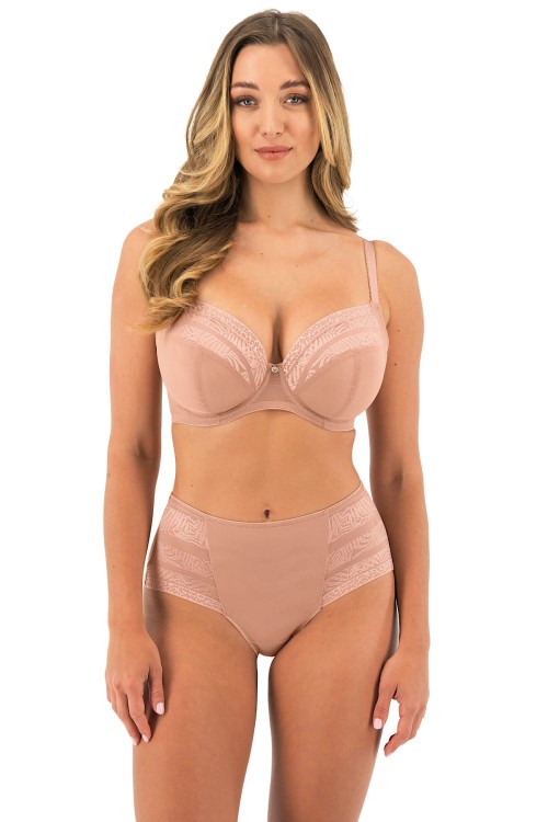 Devote - Fantasie - wysokie figi 102451 - cafe au lait