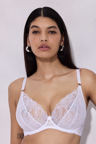 Glow - Alles - biustonosz miękki M - biel